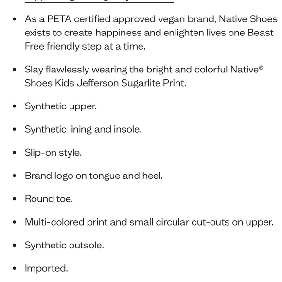 NEW NATIVE SHOES IN BOX!! - Picture 5 of 5